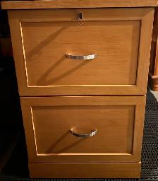Oak file Cabinet