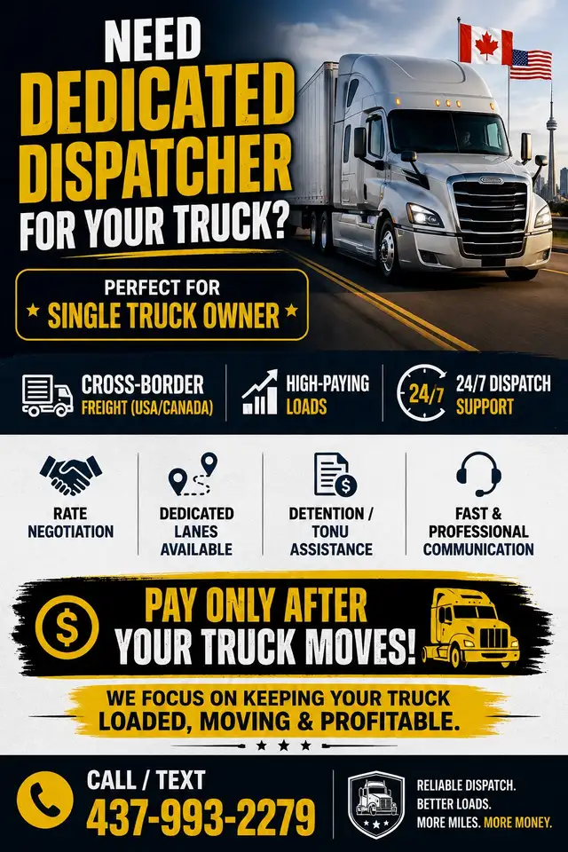 Need Dedicated Dispatch Support for Your Truck?