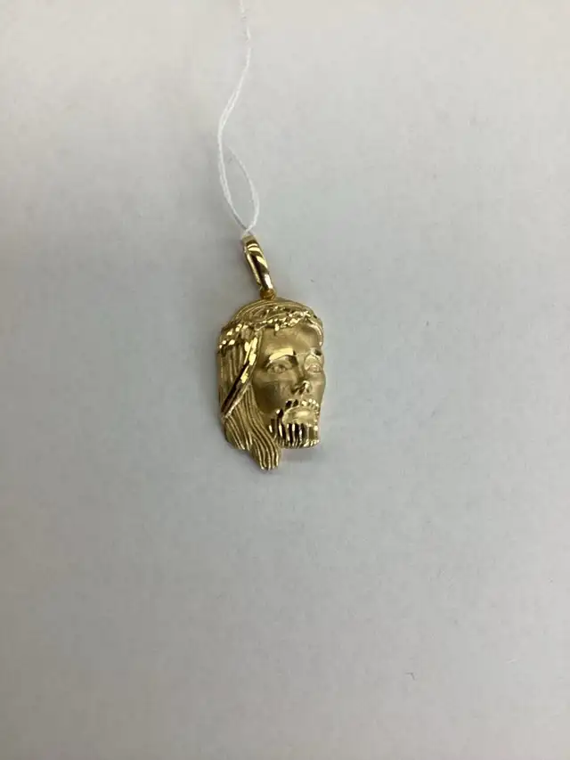 breloque tête de jesus 18k - Photo 2