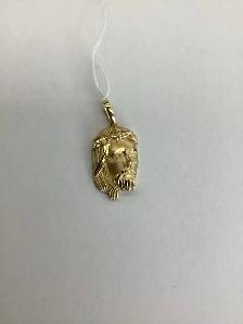 breloque tête de jesus 18k - Photo 2
