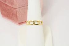 10K CURB LINK RING