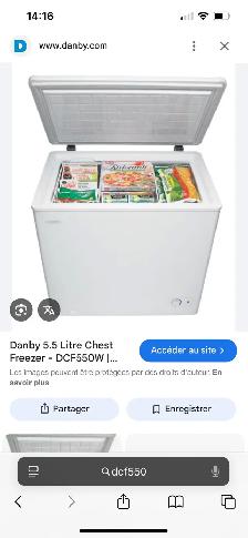 petit congélateur tombreau 5.5 pieds cubes -150$