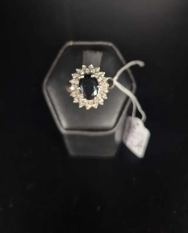 SZ 6.5 Ladies 14k Gold Sapphire Ring (23584775)