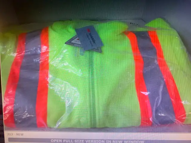 X-NEW: SCOTCHLITE REFLECTIVE FLEECE JACKET( AS PICTURED (SIZE M
