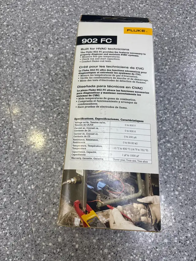 Fluke 903FC HVAC True RMS Clamp Meter New - Photo 2