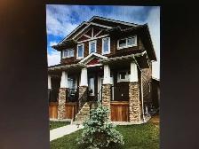 1307 sq ft two storey, attached heated garage, rent 1 yr lease