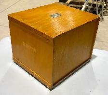 Vintage Oak Wood Dovetailed Four-Drawer Tabletop Cabinet - Photo 3