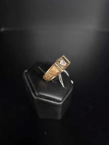 SZ 9 Men's 14k Gold Ring (23180729) - Photo 2
