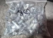 80× 3/8' × 1' CARRIAGE BOLTS – ZINC-PLATED – BULK LOT – $30