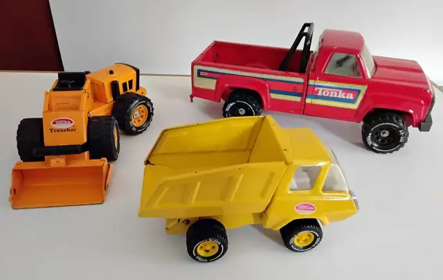 Tonka camion en metal vintage 1980's Tonka metal truck