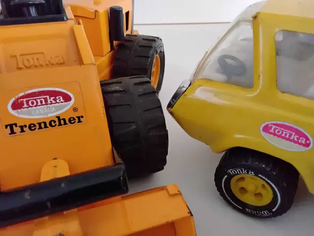 Tonka camion en metal vintage 1980's Tonka metal truck - Photo 6