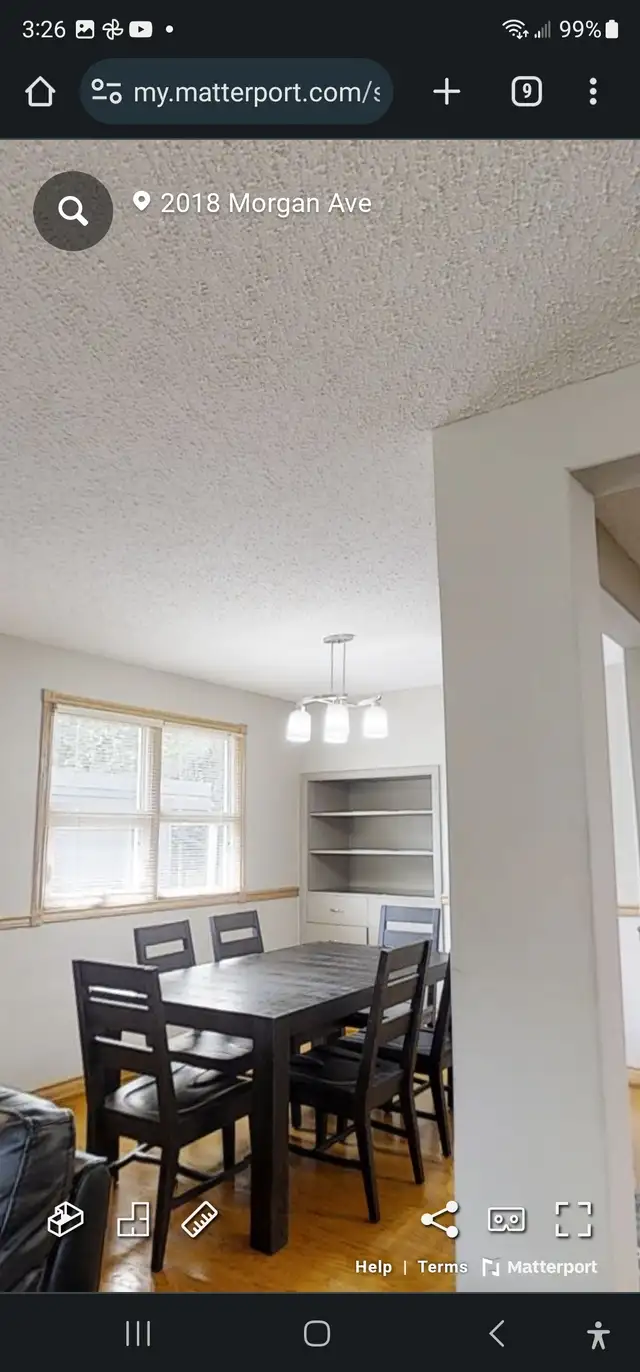 Dining room table and 6 chairs