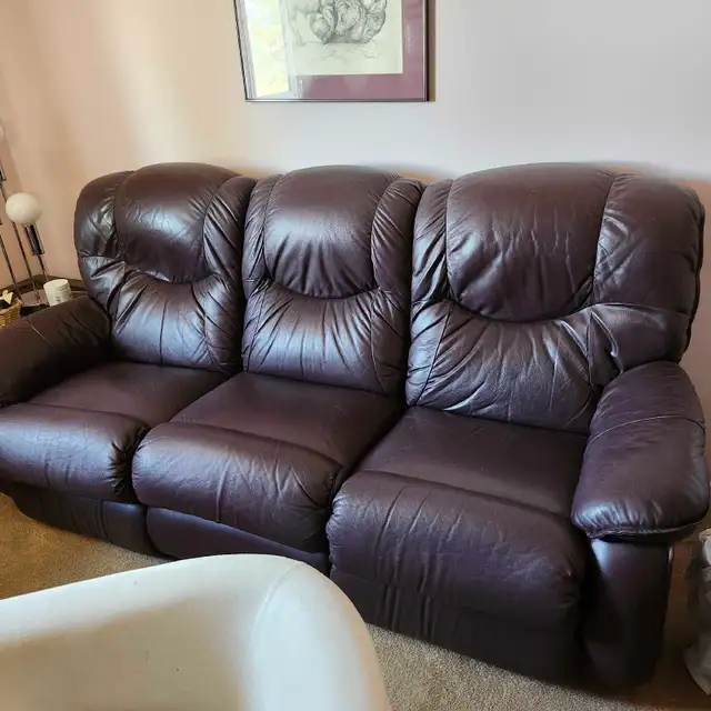 Lazy-Boy Leather Recliner