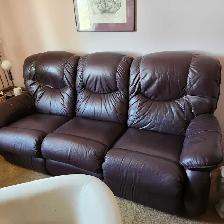 Lazy-Boy Leather Recliner