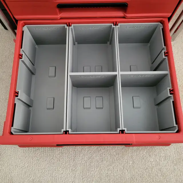 Milwaukee Packout 3-Drawer Multi-Depth Toolbox Inserts