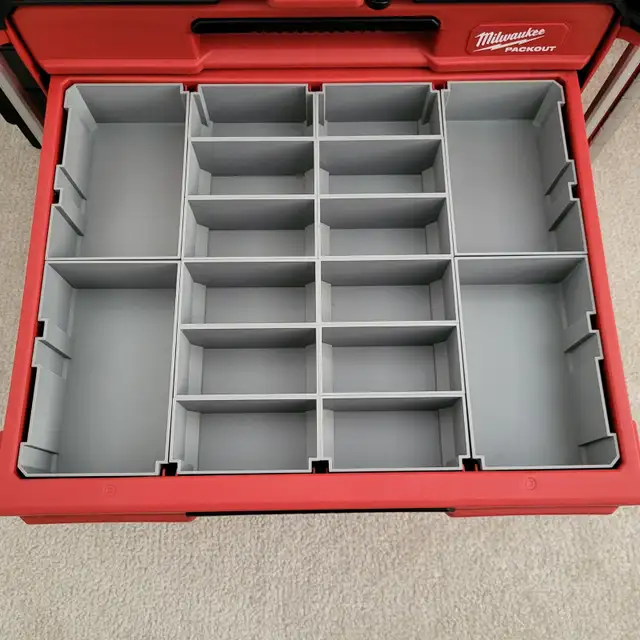 Milwaukee Packout 3-Drawer Multi-Depth Toolbox Inserts - Photo 2