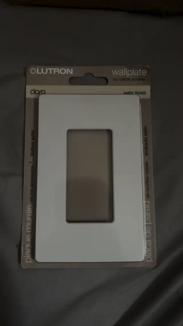 Lutron Claro Devices wall plates - Photo 3