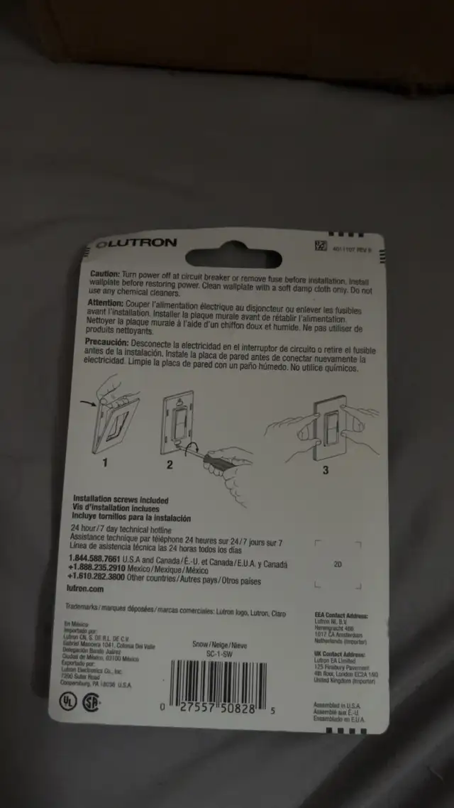 Lutron Claro Devices wall plates - Photo 4