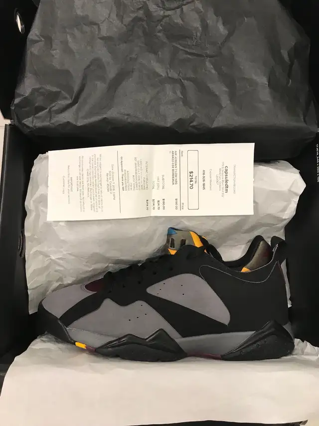 Nike Air Jordan 7 Retro Low "Bordeaux" - Photo 2