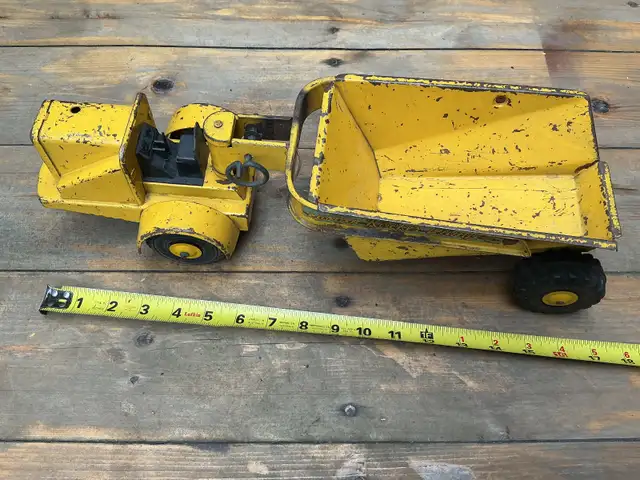 1950’s Marx Lumar Rocker Dump Pressed Steel Toy Dump Truck ! - Photo 2