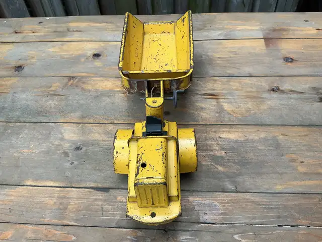 1950’s Marx Lumar Rocker Dump Pressed Steel Toy Dump Truck ! - Photo 10