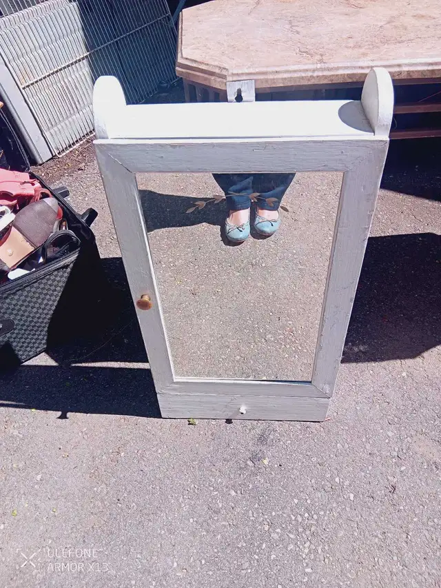 Wood Mirror Cabinet with drawer