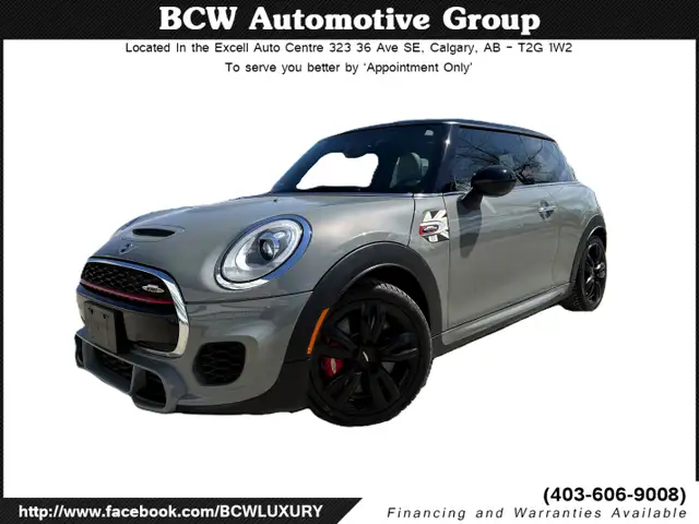 2018 MINI 3 Door John Cooper Works Low Km Rare Manual Must See!