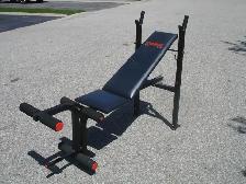 DEAL OF THE DAY $45.00 YORK WORKOUT BENCH WITH OTHER FEATURES!