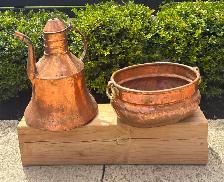 Antique Turkish Copper Décor Set – Handcrafted Indoor Pieces - Photo 2