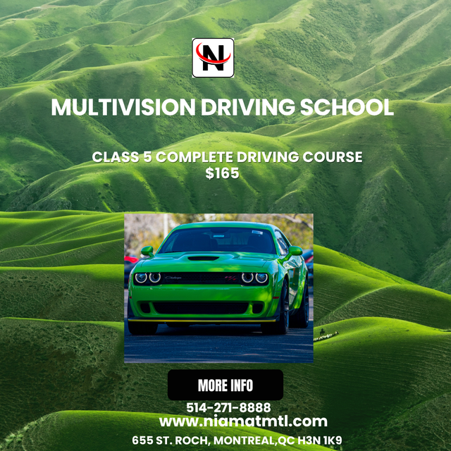 CLASS-5, CAR FULL DRIVING COURSE FROM SAAQ APPROVED SCHOOL - Photo 4