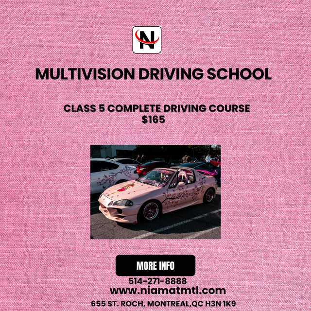 CLASS-5, CAR FULL DRIVING COURSE FROM SAAQ APPROVED SCHOOL - Photo 5
