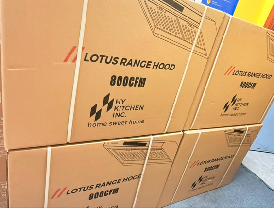Lotus 800 CFM Range Hood – Brand New