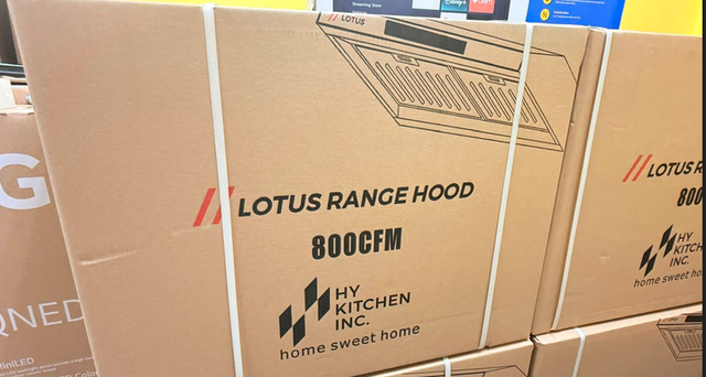 Lotus 800 CFM Range Hood – Brand New - Photo 2