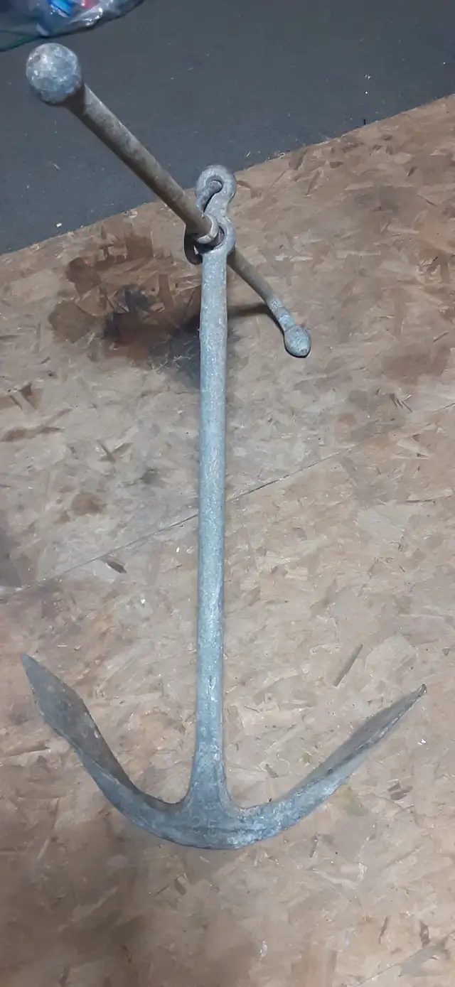 25 lb galvanized danforth anchor