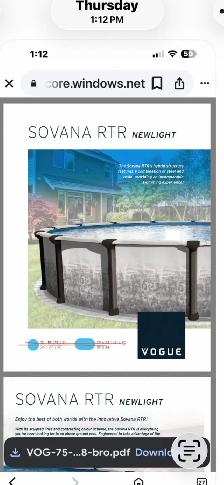 18’ Sovana RTR 52" Pool