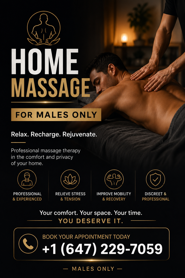 Massage ( Male only ) FREE
