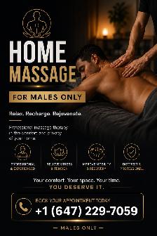 Massage ( Male only ) FREE