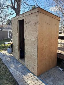 Smoke shack/storage shed