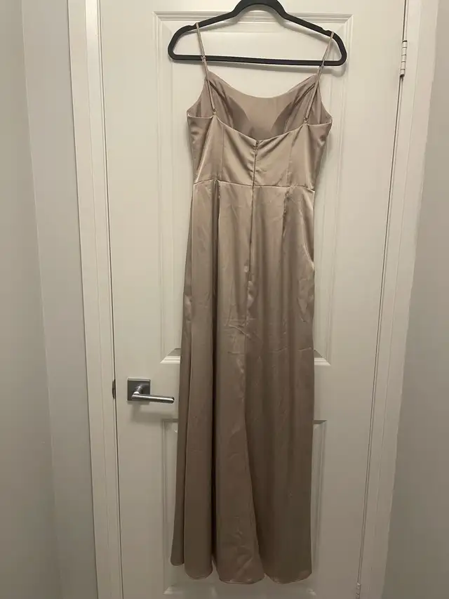 MORI LEE DRESS SIZE 8 LATTE COLOUR $200 - Photo 5