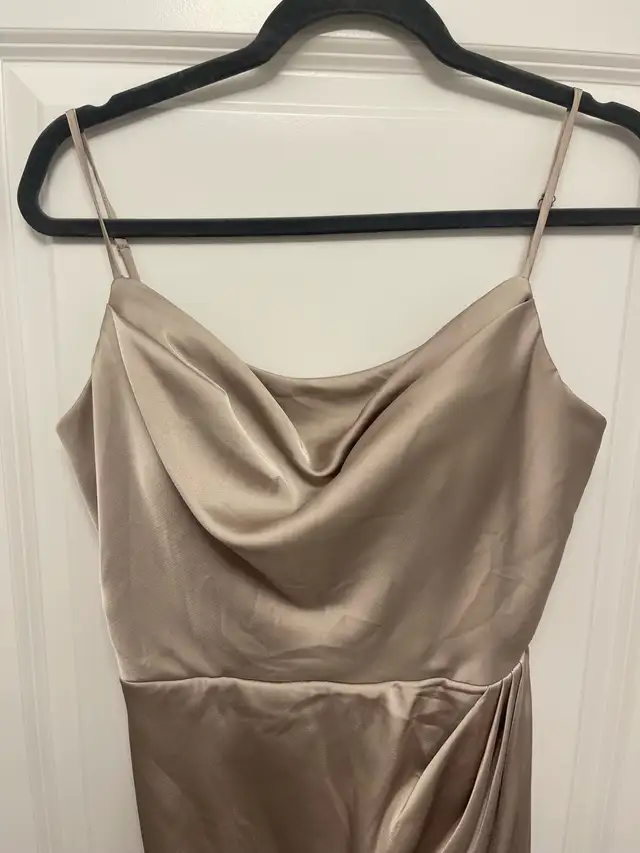 MORI LEE DRESS SIZE 8 LATTE COLOUR $200 - Photo 6