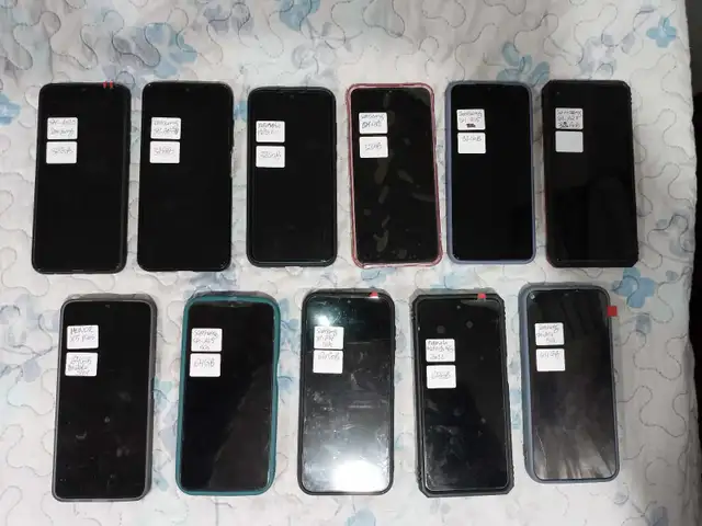 plusieurs cellulaire a vendre