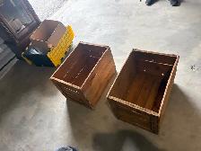 Free delivery used Wooden Crates (Set of 2) - Photo 2