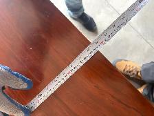 Free delivery used Dark Wood Dining Table - Photo 10
