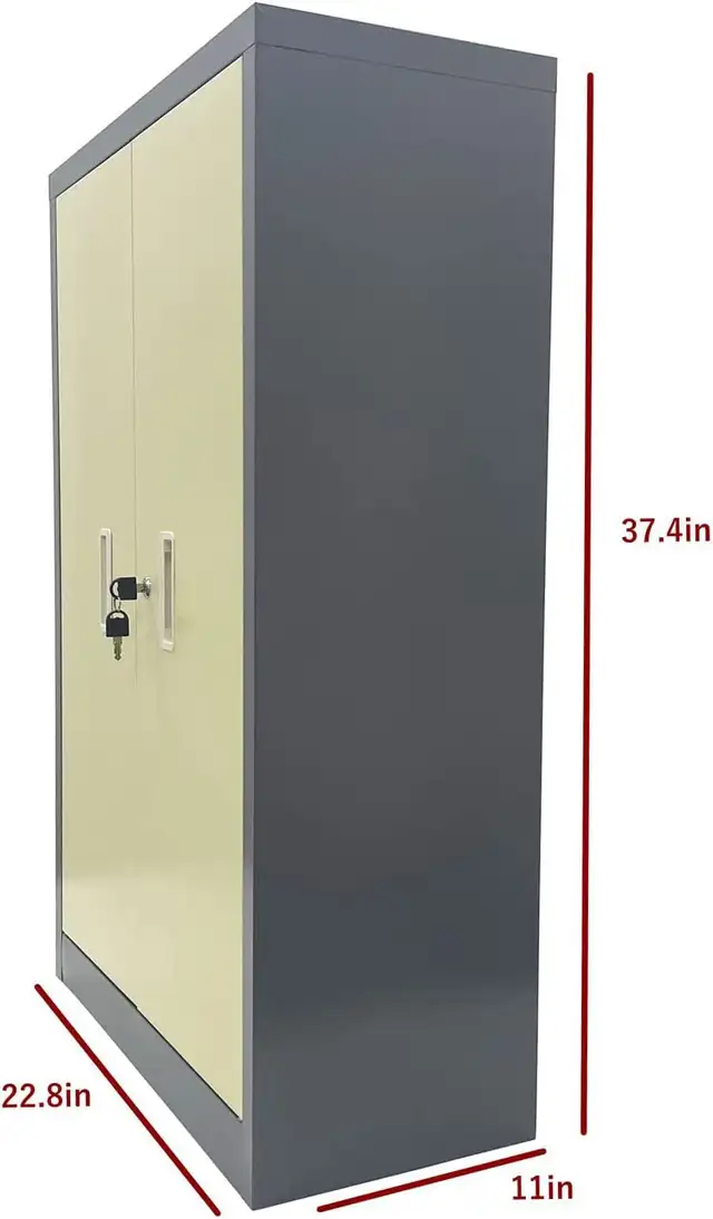 60 Drawers Parts Cabinet Organization Shelves with Door 054528 - Photo 3