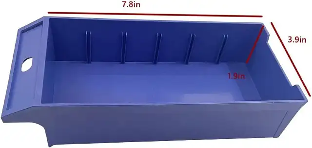 60 Drawers Parts Cabinet Organization Shelves with Door 054528 - Photo 4