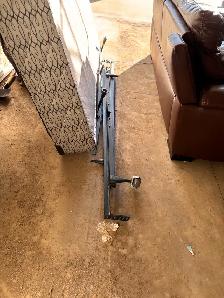 Queen bed frame and box spring $80