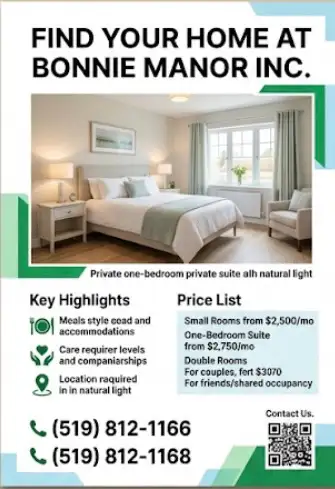 Cozy Retirement Living in Lucknow – Bonnie Manor Inc. - Photo 2