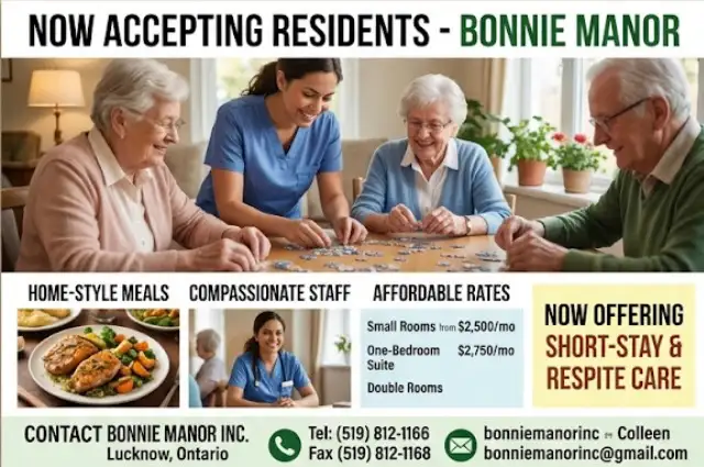 Cozy Retirement Living in Lucknow – Bonnie Manor Inc. - Photo 3