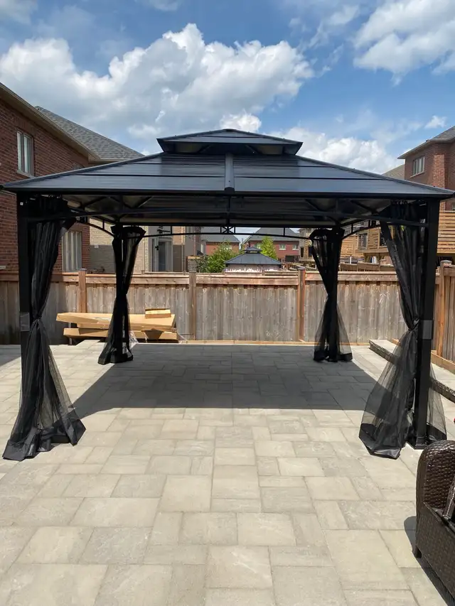 interlock  - concrete  - gazebo assembly - Photo 10