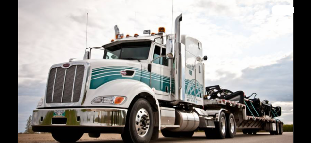 Flat deck Truck driver